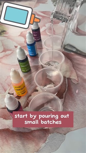 Food Coloring and Elmer's Glue in Epoxy Projects🔥💕 | LittleLee and Rose