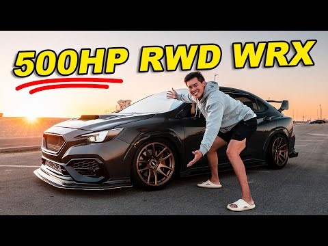 CRAZY 500HP RWD AeroflowDynamics WRX