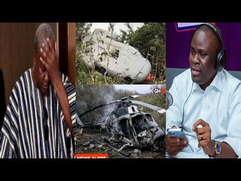 Breaking news, another helicopter cràsh hits president Mahama, as two people confirmed ...