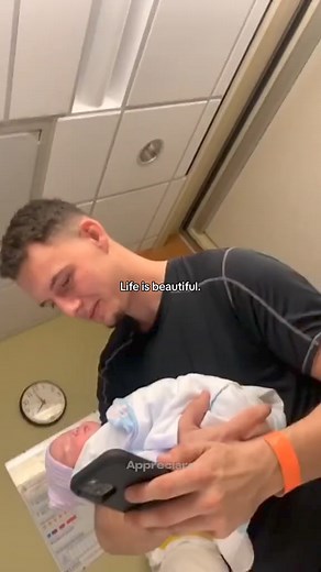 Dads holding their child for the first time❤️‍🩹 |#dad #babylove #baby #fypシ゚viral | First Time Dad