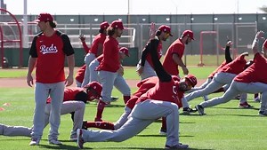 The Reds open up their spring training schedule tomorrow at Goodyear Ballpark! #RedsST 🌵⚾ | Cincinnati Reds