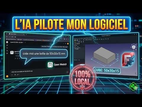 Piloter FreeCAD avec un LLM local (Ollama + MCP Bridge)
