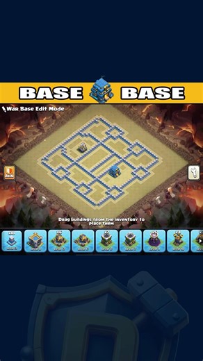 BEST TH12 WAR BASE 2026!🏆 #th12base #speedbuilding