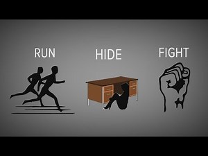 What to do during an active shooter situation: Run, Hide, Fight