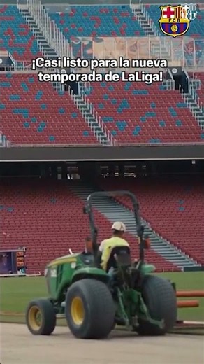 El nuevo césped del Spotify Camp Nou ⚽ (vía: FC Barcelona) #barcelona #barca
