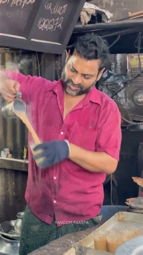 Authentic Street Tea Stall ☕ #StreetTea #Chai #TeaStall #Authentic #StreetFood #RandomRaasta #Shorts