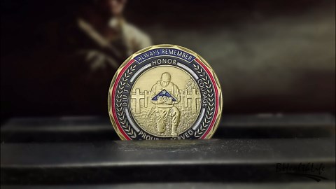 BHealthLife 42 Pcs Veterans Challenge Coin Bulk - Double-Sided Memorial Coin, Honoring Fallen Heroes, Military Thank You Coin with American Flag and Soldier Design, Fit Veteran Thank You Coins