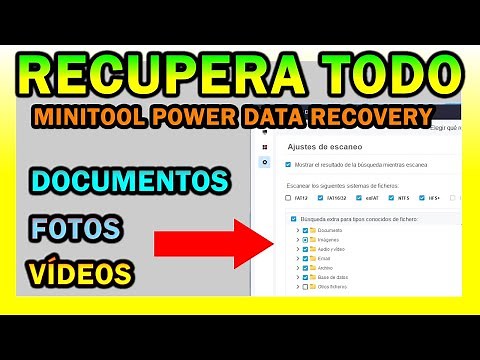 ✅ MiniTool Power Data Recovery | RECUPERA cualquier ARCHIVO BORRADO 🥇 GRATIS Foto, Vídeo, etc.