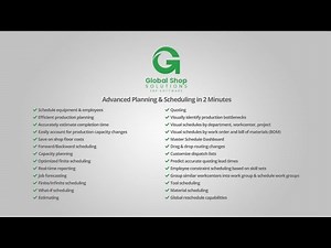 Advanced Planning & Scheduling in 2 Minutes