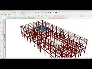 G+1 Steel Structures Design in Staad Pro I Steel Building Design I Conventional Steel Building