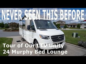 Van Tour of our Leisure Travel Vans Unity 24 Murphy Bed Lounge (Unity 24MBL)