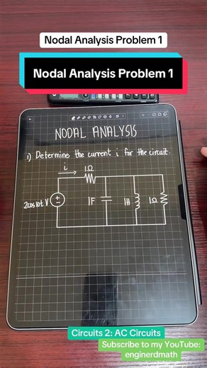 AC Circuits: Nodal Analysis Problem 1