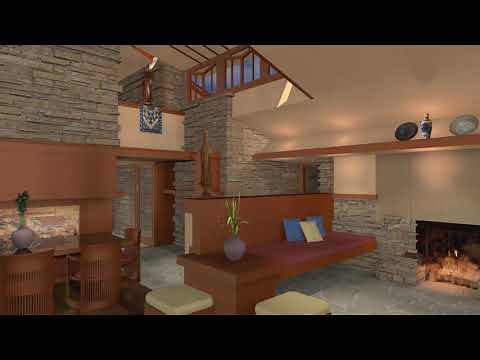 Taliesin Virtual House Tour | Frank Lloyd Wright | Spring Green Wisconsin