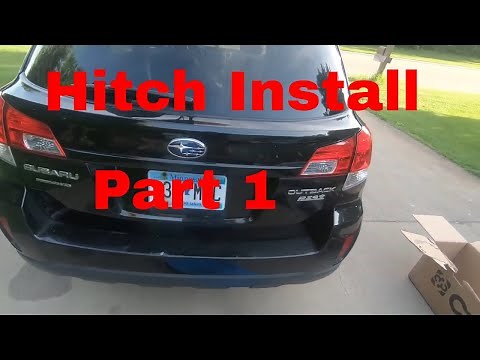 Easy Hitch install on 2010-2020 Subaru Outback! Part 1 (bumper cover removal).