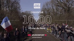 Rendez-vous dimanche à 10 heures pour l'Enfer du Nord Suivez Paris-Roubaix sur Eurosport 1, en exclusivité sur CANALSAT | Eurosport France
