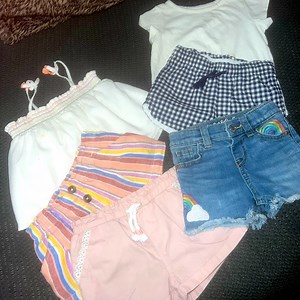 18 MONTH SUMMER OUTFITS CAT & JACK AND OSHKOSH BGOSH GENUINE GIRLS