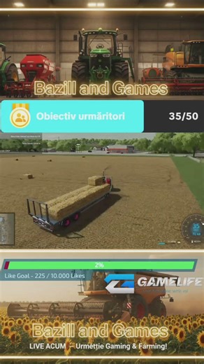 Auto-load with old tractor! #farmingsimulator22 #shorts #trending #bale