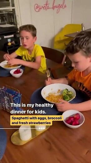 HEALTH LIFE NUTRITION COACH RECIPE SIMPLE LUNCH FOR KIDS FAMILY DINNER SHORTS HEALBE PASTA VEGGIES