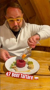 Beef Tartare in Poland 🇵🇱 #cheap #trending #foodie