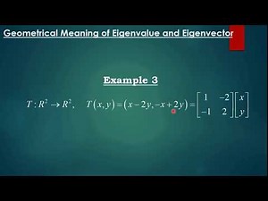 What is Eigenvalues and Eigenvectors ?(Geometrical Meaning )