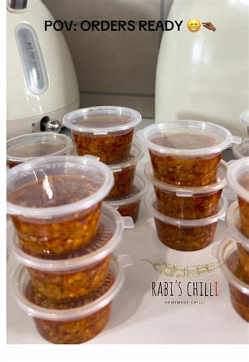 Delicious Homemade Chili Ready for Delivery