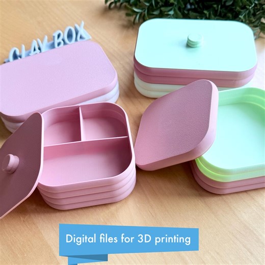 Stacking Storage Box STL Files: 3D Printed Craft Organizer (digital Download) - Etsy