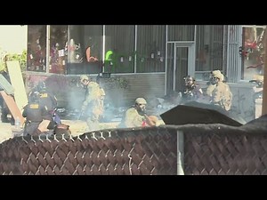 Portland police arrest 1 outside ICE facility after riot amid protest