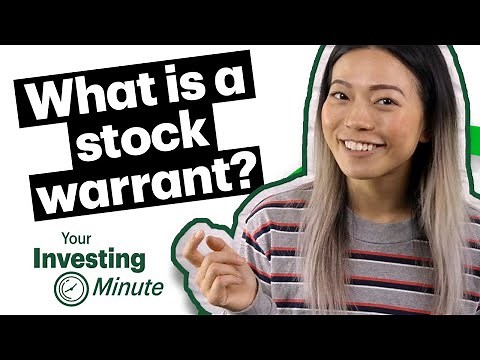 What is a stock warrant?