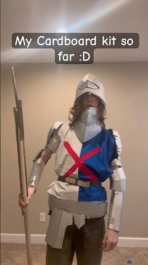 My Cardboard Armor #cosplay #diy #craft