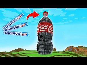 MENTOS VS REFRIGERANTE NO MINECRAFT