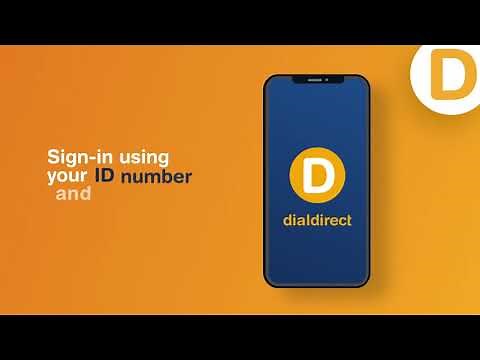 Dialdirect – How to download and sign-in on the app