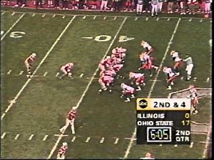 Eddie George's record day (36 carries, 314 yards, 3 TDs) - Illinois 1995