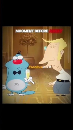 Oggy crazy moments 😡🔥 | Crazy Cartoon Edit | ToonRush #shorts