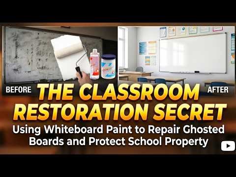 The Classroom Restoration Secret - Using Whiteboard Paint to Repair Ghosted Boards
