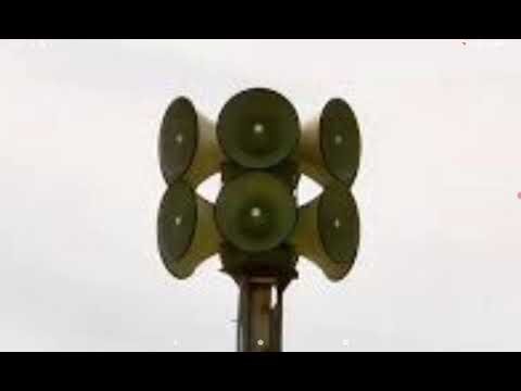 Eows 1212 Golden labrador university Westminster chimes hi-lo alternate wail and whoop