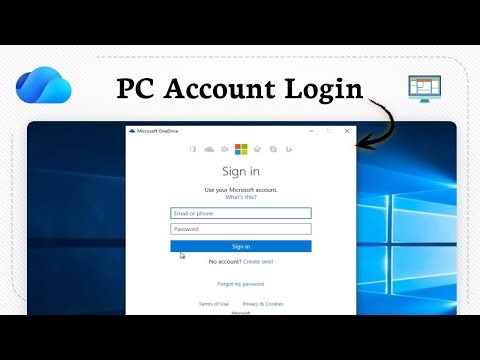 How to sign in your account in OneDrive PC (Cloud Entry)