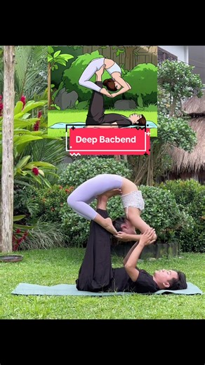 Partner Deep Backbend Yoga for Couples