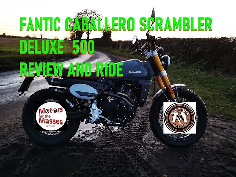 FANTIC Caballero Scrambler 500 Deluxe REVIEW & RIDE