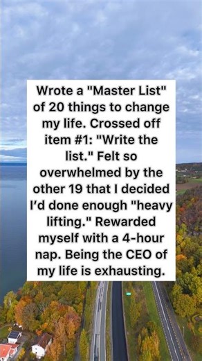CEO of My Life: The Master List #productivity #goals #nap #shorts