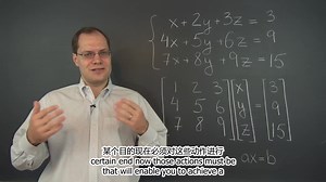 Linear Algebra Ⅰ 中英字幕（线性代数Ⅰ 相当于国内本科内容）by MathTheBeautiful 已视频进行勘误