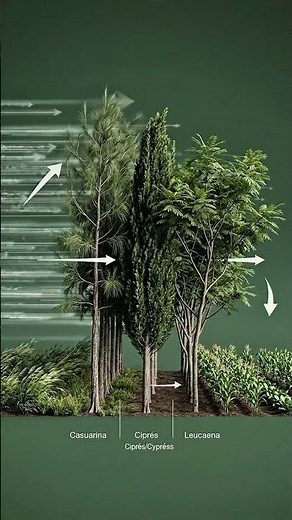 Windbreaks are a simple strategy for protecting crops
