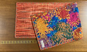 Table Runner-168, Apprx 40" X 13"; Kaffe Fassett Front; Reversible, Quilted - Etsy