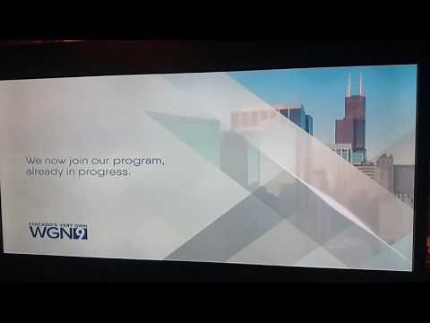 WGN-TV Chicago: "We Now Join Our Program Already In Progress"