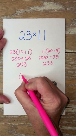Multiplication using the Distributive Property