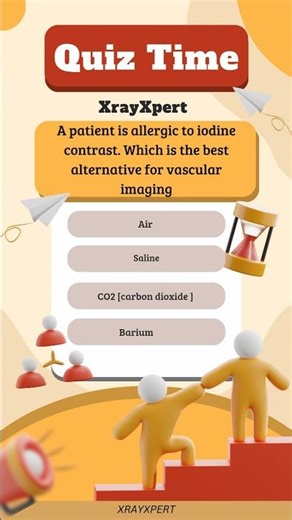 Which contrast is safe in iodine allergy? Read the caption #anagrelide #xray #contrast #radiology