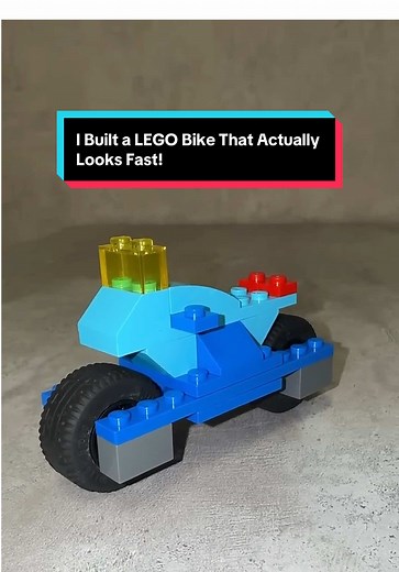 I Built a LEGO Bike That Actually Looks Fast! 🔥 #lego #TheBrickZoneLego #kids
