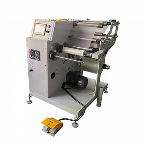 [Hot Item] Automatic 320mm Double Receiving Film Rewinding Machine