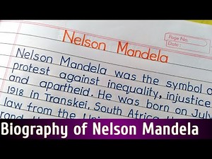 biography of Nelson Mandela ||Essay on Nelson Mandela||nelson mandela bio||