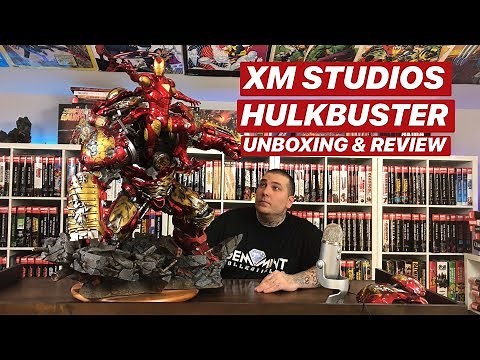 XM Studios HULKBUSTER Statue Unboxing & Review | IRONMAN