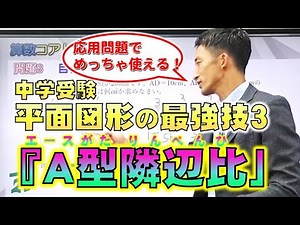 Core training for middle school entrance exam arithmetic: plane figures [A-type adjacent side ratio]